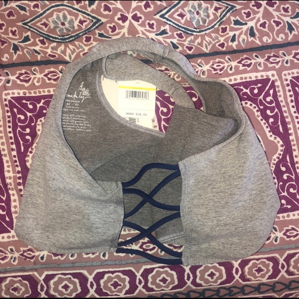 Free People Side Cross Racerback Bra - Picture 4 of 4